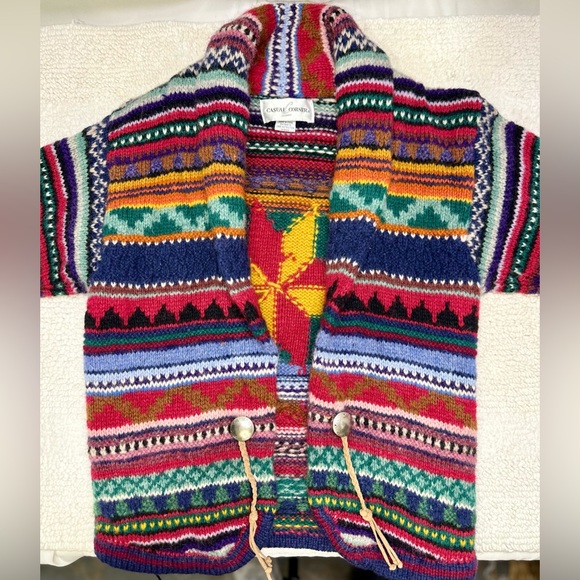 Vintage Women’s Casual Corner Wool Western Jacket w/ Conchos - Picture 3 of 11